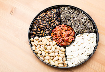 Image showing Assorted Snack tray and for Lunar new year 