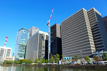 Image showing Tokyo commercial district 