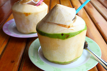 Image showing Coconut drink