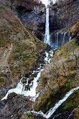 Image showing Kegon Falls in NIkko at Japan