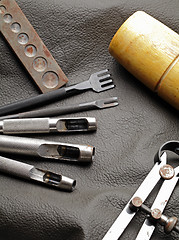 Image showing Equipment for Leather craft