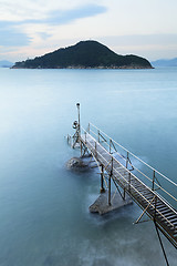 Image showing Jetty and seascape