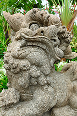 Image showing Sculpture of dragon