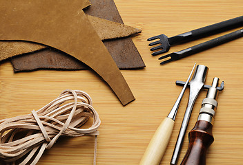 Image showing Leather craft tool