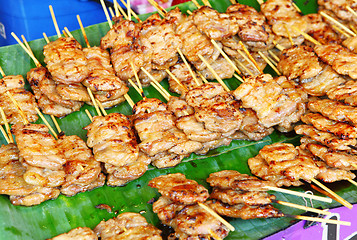 Image showing Grilled meat stick