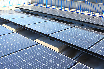 Image showing Solar Panels on roof top