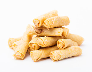 Image showing Small spring rolls