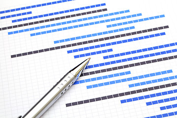 Image showing Planning chart for business project 