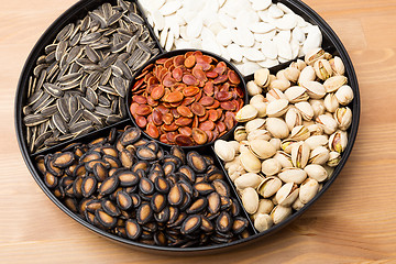 Image showing Assorted Snack tray and for Chinese new year 