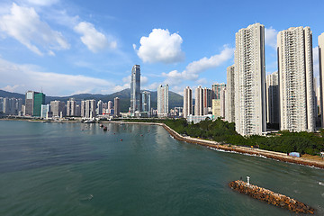 Image showing Coastline in Hong Kong