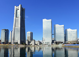 Image showing Yokohama skyline