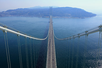 Image showing Suspension bridge connect with Kobe and Awaji