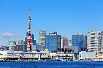 Image showing Toyko bay in sunny day