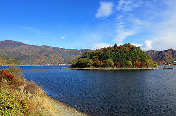 Image showing Lake Kawaguchi in Japan
