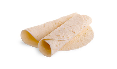 Image showing Wheat round tortillas