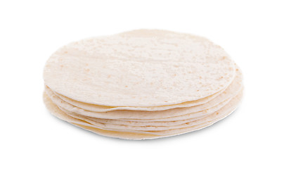 Image showing Wheat round tortillas