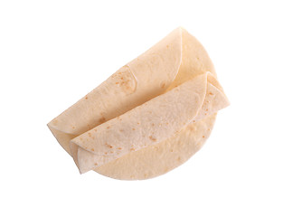 Image showing Wheat round tortillas