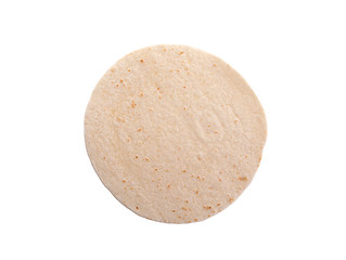 Image showing Wheat round tortilla