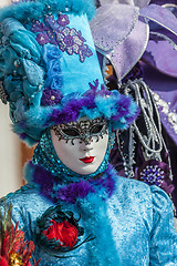 Image showing Blue Venetian Disguise