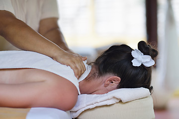 Image showing woman in spa