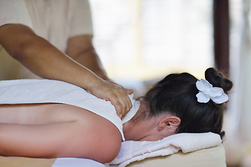 Image showing woman in spa