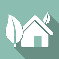 Image showing Eco Flat Icon