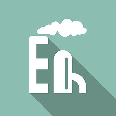 Image showing Eco Flat Icon