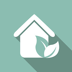 Image showing Eco Flat Icon