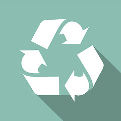 Image showing Eco Flat Icon