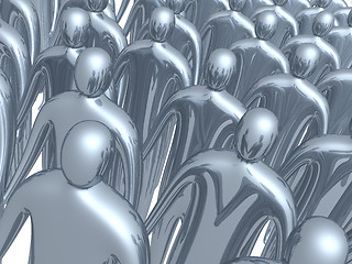 Image showing 3d crowd