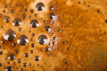 Image showing texture of freshly brewed coffee