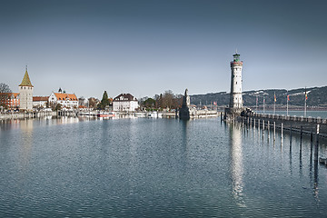 Image showing Lindau harbor