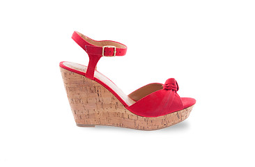 Image showing Red women shoe