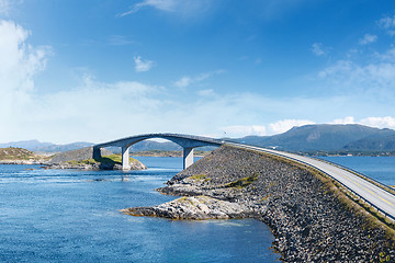 Image showing Atlantic Road in Norway