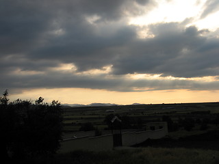 Image showing Evening skies. Cyprus