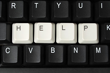 Image showing Help from computer