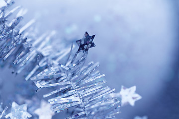 Image showing Tinsel. Christmas decoration.