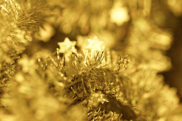 Image showing Tinsel. Christmas decoration.