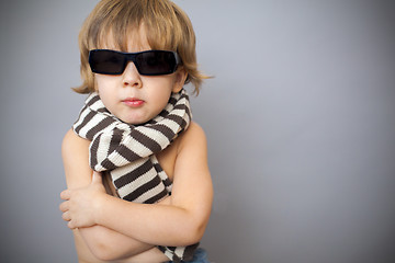 Image showing boy in sunglasses