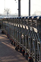 Image showing Shopping carts