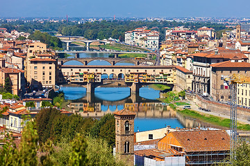 Image showing Ponte Vecchio in Florence