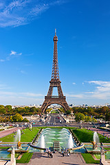 Image showing Eiffel Tower in Paris