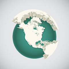 Image showing World globe illustration