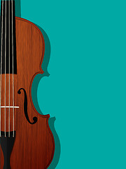 Image showing Violin composition