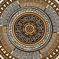 Image showing Circle decorative ornamental pattern