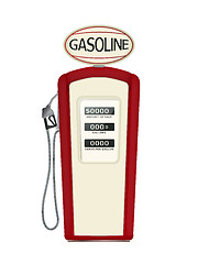 Image showing Vintage fuel pump