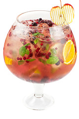 Image showing Berries and fruit cocktail