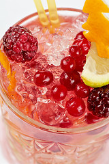 Image showing Berries cocktail