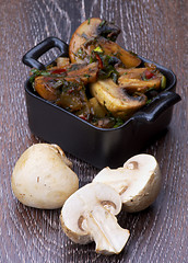 Image showing Roasted Mushrooms