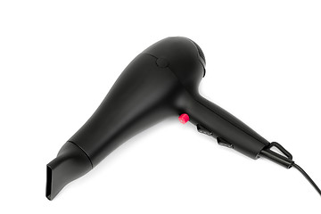 Image showing Black hairdryer 